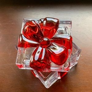 Christmas glass box